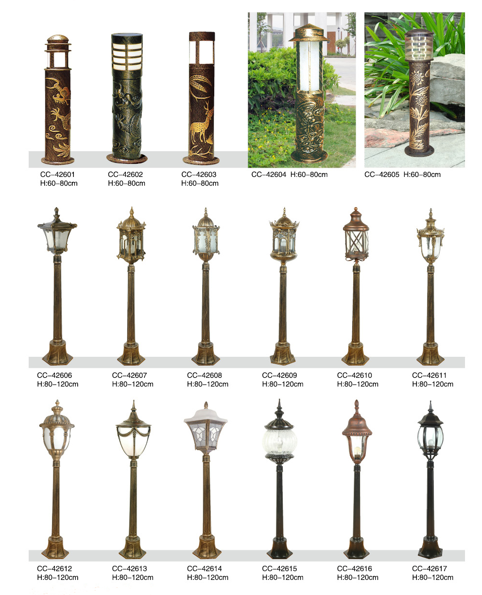 More style classical lawn lamp