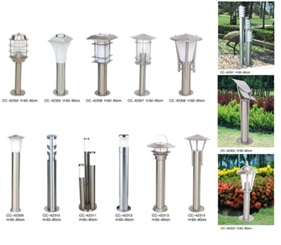 Stainless steel lawn lamp