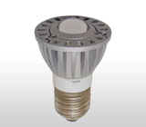 1 * 1 w LED white cover car aluminum lamp cup